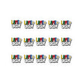 'Lame Ugly' Kiss-Cut Sticker Sheet — Colorful Retro Humor Sticker Pack for Laptops, Water Bottles & Journals