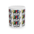 Lame Ugly Retro Daisy Ceramic Mug (11oz & 15oz)